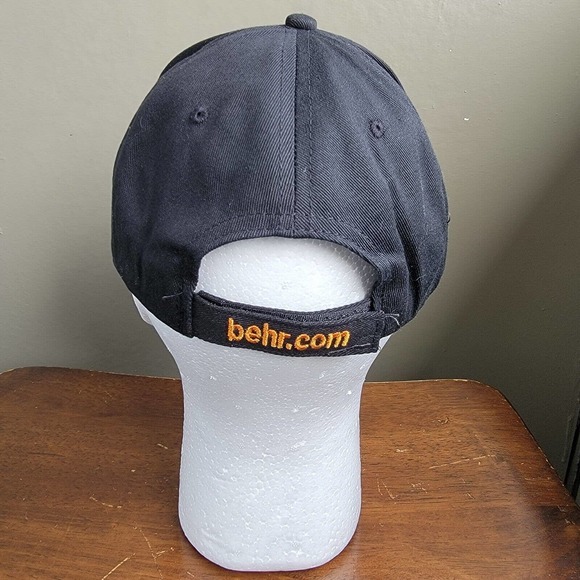 BEHR Paints Cap / Hat Black Adjustable Paint Construction Bear - Picture 3 of 7